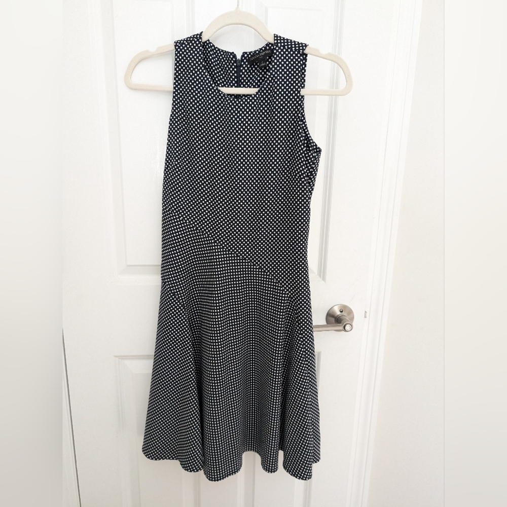 Banana Republic, Black/White polka dot dress. Fits like XS.